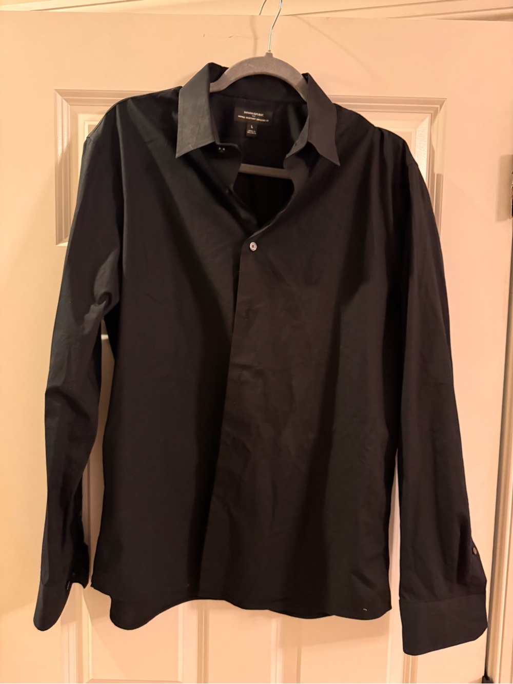 Banana Republic Black Men's Dress Shirt